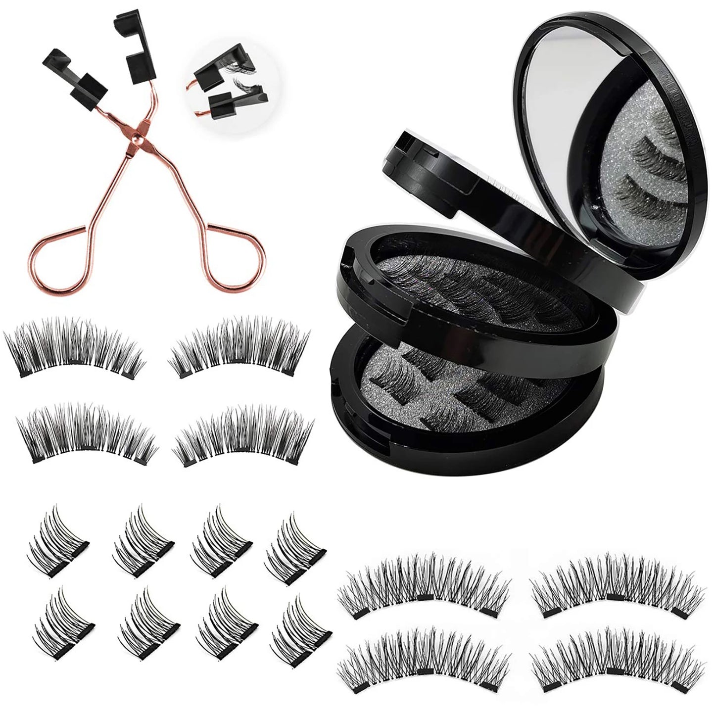 Noor's 3D Magnetic Eyelashes Set | Reusable & Long-Lasting"