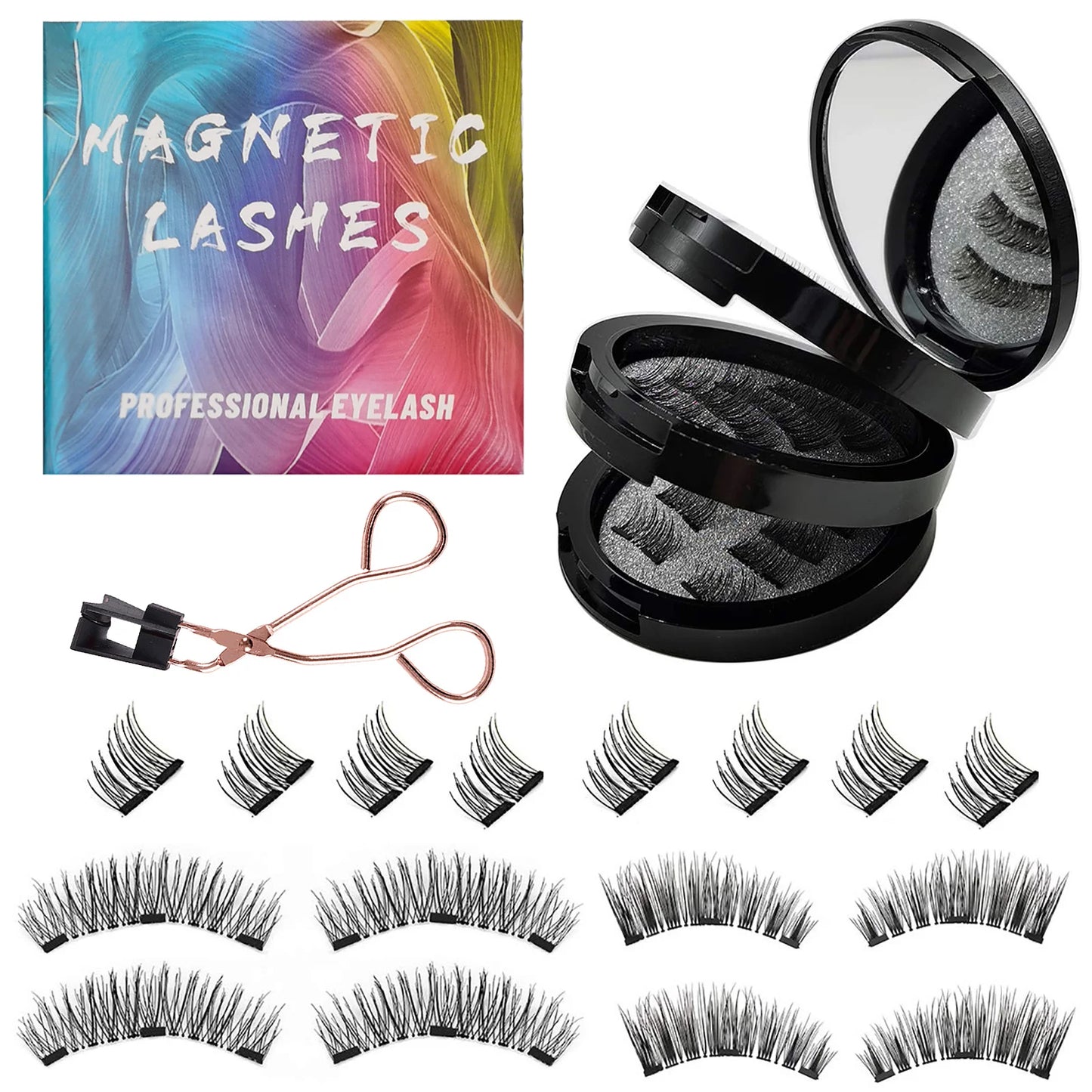 Noor's 3D Magnetic Eyelashes Set | Reusable & Long-Lasting"