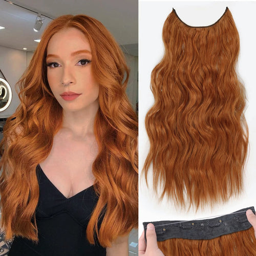 22 Inch Invisible Wire Hair Extensions | Secure, Adjustable &amp; Natural-Looking.