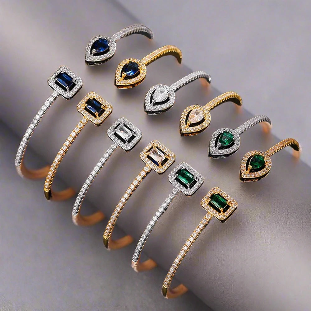 Bracelet, Jewelry, Bangle, Cubic Zirconia, Fashion Jewelry, Luxury Jewelry, Cuff Bracelet, Women's Jewelry, Jewelry for Women, Elegant Bracelet, Brass Jewelry, Colorful Bracelet, Luxury Green Cubic Zirconia Cuff Bracelet, White Cubic Zirconia Bangle, Blue Cubic Zirconia Bracelet, Brass Jewelry Bangle, Elegant Women's Bracelet, Fashion Jewelry for Women, Colorful Cuff Bracelet, Lightweight Cubic Zirconia Bangle, High-Quality Jewelry for Women, Brand-New Luxury Bracelet