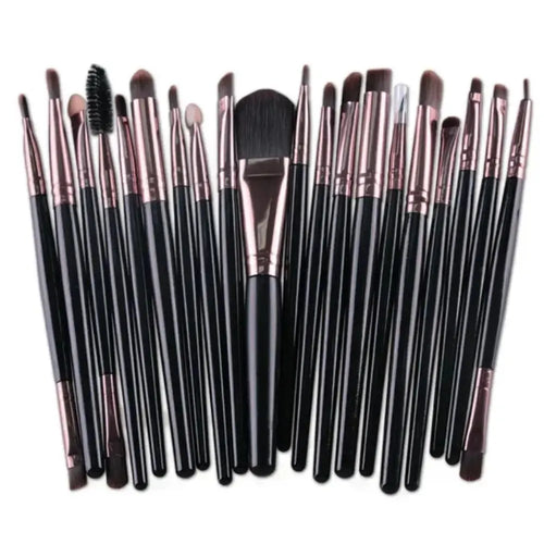 Makeup Brushes, Portable Brush Set, Soft Bristles, Professional Makeup Tools, Versatile Makeup Brushes, All Skin Types, Complete Makeup Set, Cosmetic Tools, Beauty Essentials, On-the-Go Makeup