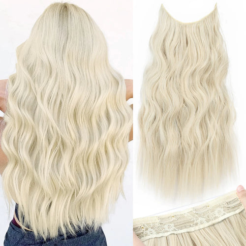 22 Inch Invisible Wire Hair Extensions | Secure, Adjustable &amp; Natural-Looking.