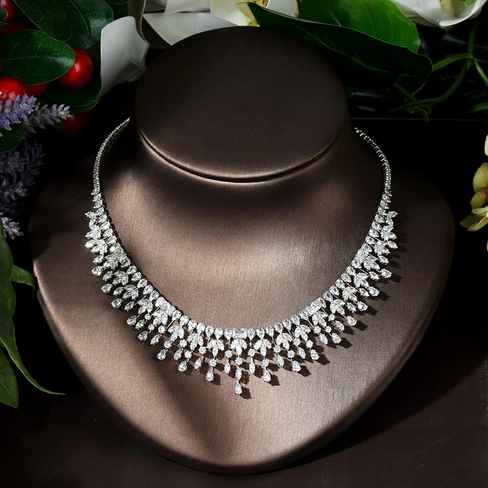 New Dubai Jewelry Sets with Leaf Design