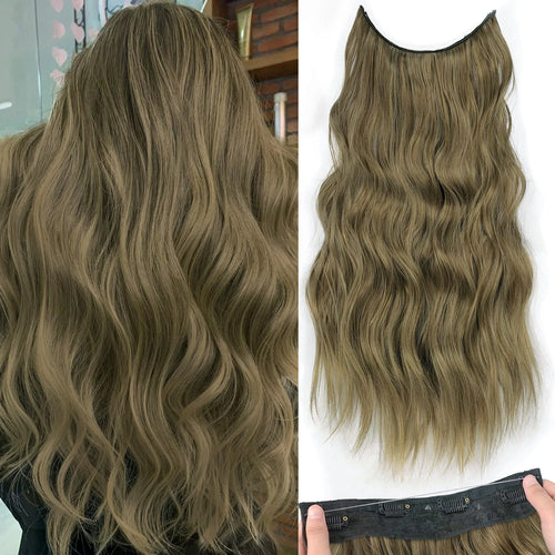 22 Inch Invisible Wire Hair Extensions | Secure, Adjustable &amp; Natural-Looking.