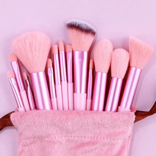 Professional Makeup Brush Set - Soft Fluffy Cosmetic Brushes with Storage Bag