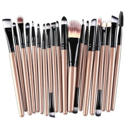 20pcs Professional Makeup Brush Set | Soft Bristles | Portable &amp; Versatile