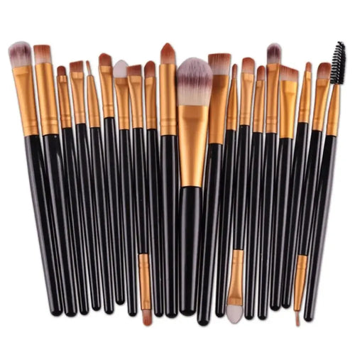 Makeup Brushes, Portable Brush Set, Soft Bristles, Professional Makeup Tools, Versatile Makeup Brushes, All Skin Types, Complete Makeup Set, Cosmetic Tools, Beauty Essentials, On-the-Go Makeup