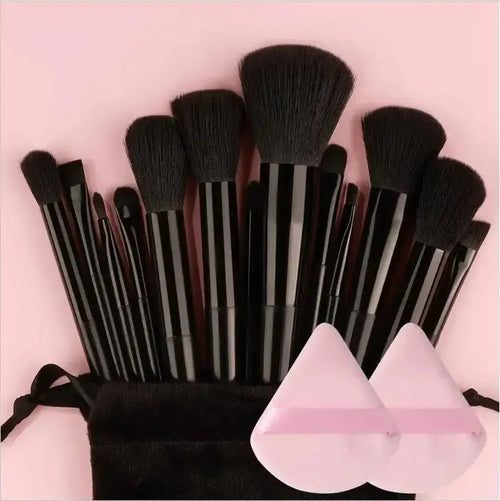 Professional Makeup Brush Set - Soft Fluffy Cosmetic Brushes with Storage Bag