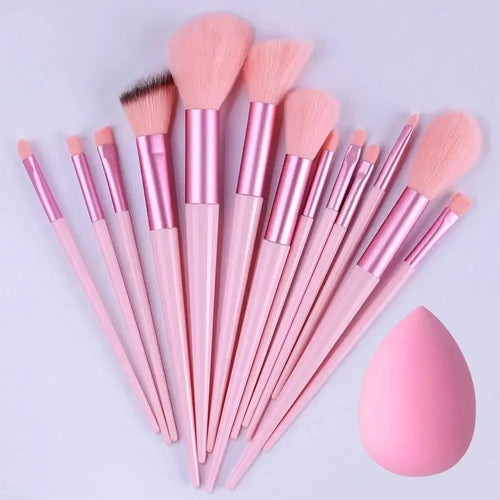 Professional Makeup Brush Set - Soft Fluffy Cosmetic Brushes with Storage Bag