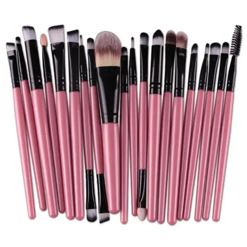 Makeup Brushes, Portable Brush Set, Soft Bristles, Professional Makeup Tools, Versatile Makeup Brushes, All Skin Types, Complete Makeup Set, Cosmetic Tools, Beauty Essentials, On-the-Go Makeup