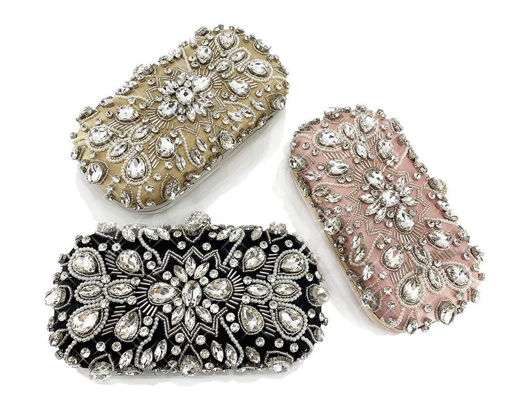 Large Rhinestone Clutches