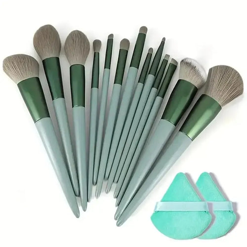 Professional Makeup Brush Set - Soft Fluffy Cosmetic Brushes with Storage Bag