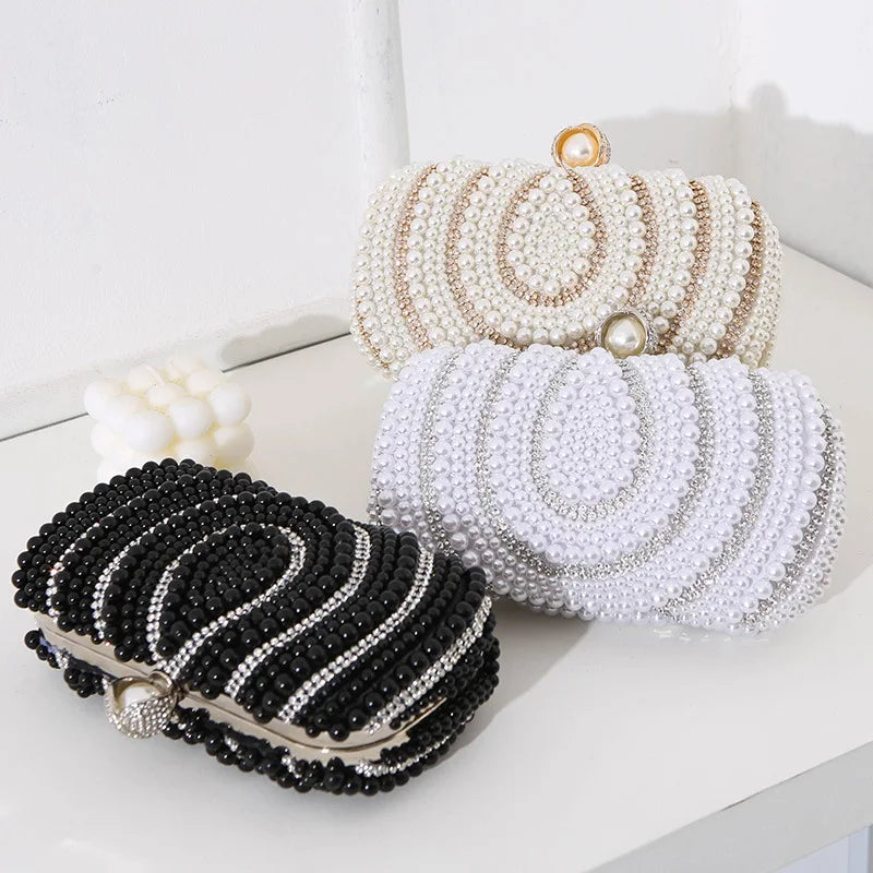 Evening Clutch Pearl Handbag