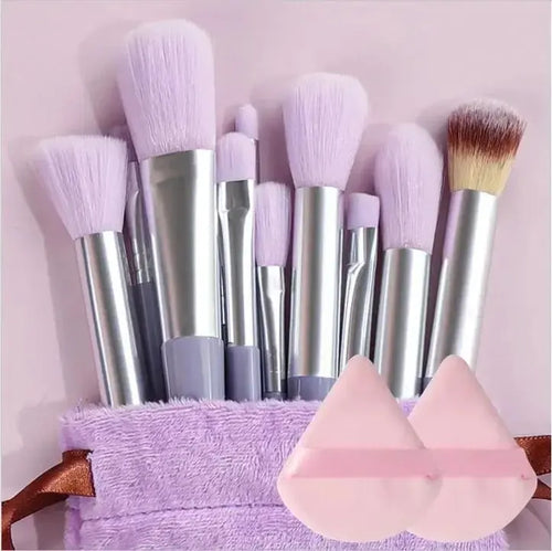 Professional Makeup Brush Set - Soft Fluffy Cosmetic Brushes with Storage Bag