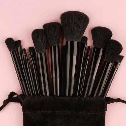 Professional Makeup Brush Set - Soft Fluffy Cosmetic Brushes with Storage Bag