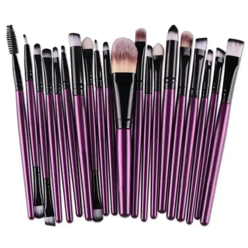 Makeup Brushes, Portable Brush Set, Soft Bristles, Professional Makeup Tools, Versatile Makeup Brushes, All Skin Types, Complete Makeup Set, Cosmetic Tools, Beauty Essentials, On-the-Go Makeup