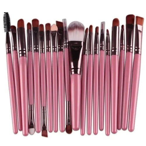 Makeup Brushes, Portable Brush Set, Soft Bristles, Professional Makeup Tools, Versatile Makeup Brushes, All Skin Types, Complete Makeup Set, Cosmetic Tools, Beauty Essentials, On-the-Go Makeup