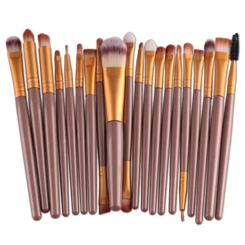 Makeup Brushes, Portable Brush Set, Soft Bristles, Professional Makeup Tools, Versatile Makeup Brushes, All Skin Types, Complete Makeup Set, Cosmetic Tools, Beauty Essentials, On-the-Go Makeup