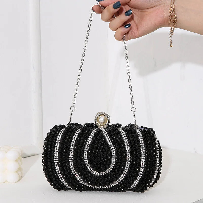 Evening Clutch Pearl Handbag