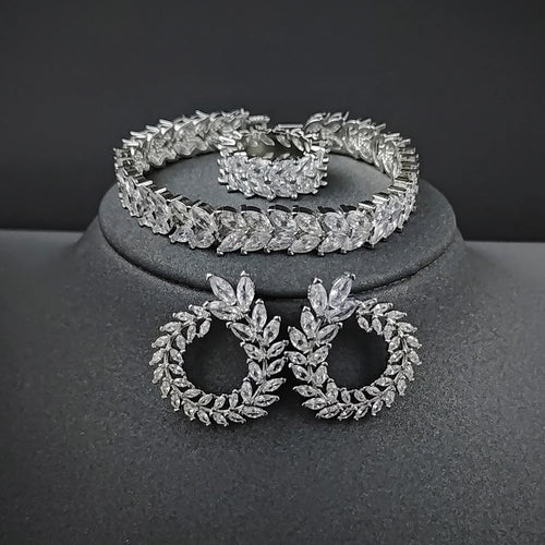 3pcs Luxury Marquise Wedding Bridal Jewelry Set | 2023 New Design