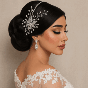 Radiance Pearl & Crystal Handcrafted Tiara